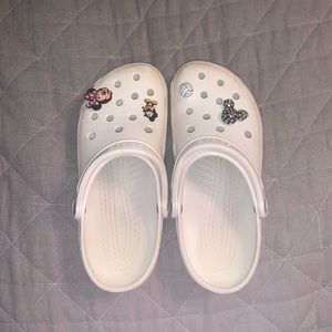 White Crocs w/ Giblets
